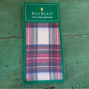 NWT in Box Bill Blass Wool Muffler Scarf